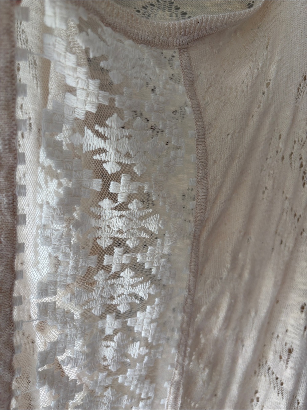 Ruby Rd. Cream Openwork Short-Sleeve Cardigan - Picture 5 of 9